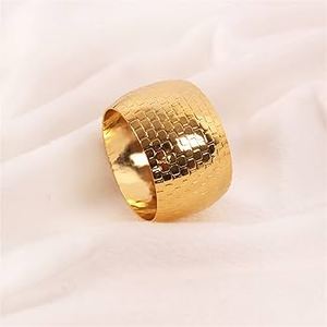 Nuevo Diseño de Anillo Porta Servilletas Metálico para Decoración del Hogar, Anillo para Servilletas Plateado para Bodas, Cenas, Restaurantes y Uso Doméstico - Product Image 5