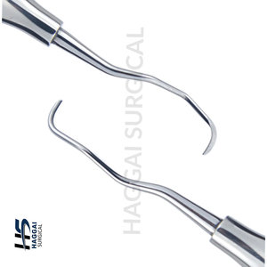 ชุดเครื่องมือขูดหินปูนโรคปริทันต์ Gracey Curette สำหรับการเตรียมรากฟันและขูดหินปูนใต้เหงือก จำนวน 7 ชิ้น ด้ามจับแบบกลวง ได้รับมาตรฐาน CE ISO - Product Image 6