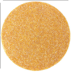 <b>Placemat</b> Glass <b>Beaded</b> <b>Placemat</b> Luxury Kitchen Decoration <b>Beaded</b> <b>Placemats</b> Table Mat Dinning Table Restaurant and Hotel Design - Product Image 1