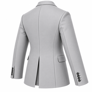 Manteau de costume sur mesure pour homme, coupe ajustée, simple boutonnage, couleur unie, pour mariage ou soirée formelle - Product Image 6