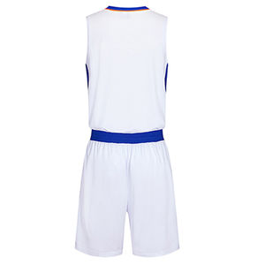 Vêtements de sport en gros, uniformes de basket-ball, maillots respirants réversibles imprimés à col en V, personnalisables, de haute qualité, séchage rapide, OEM - Product Image 3
