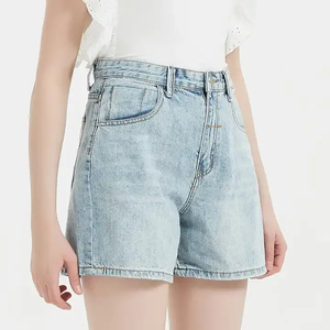 Shorts de Mezclilla Personalizados para Mujer, Cintura Alta, Ligeros, Ecológicos, Directo de Fábrica - Product Image 4