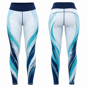 Leggings sans couture à taille haute pour femmes STITCH MASTER, séchage rapide, en spandex, avec poches, pour la course à pied, le yoga et toutes les saisons - Product Image 2