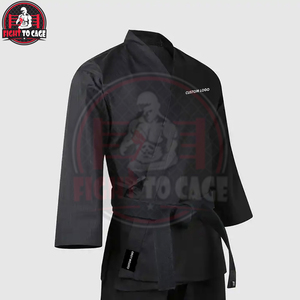 Uniforme de BJJ de Última Moda a Precio Razonable, Transpirable, Ligero, Elástico, con Cordón Ajustable, Estampado, de Poliéster y Algodón, Unisex, para Artes Marciales - Product Image 5