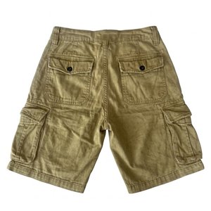 Wholesale Men Casual Double <b>Belt</b> Shorts Streetwear Cotton Summer Loose Fit <b>Elastic</b> Waist Breathable Stylish Fashion Cargo Shorts - Product Image 2