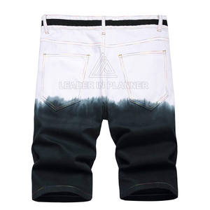 กางเกงยีนส์ขาสั้นสั่งตัดแบบใหม่ สีพื้น ผลิตในปากีสถาน กางเกงยีนส์ขาสั้นสำหรับผู้ชาย ผลิตในปากีสถาน - Product Image 2