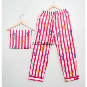 Conjunto de Pijama de Verano para Mujer, Transpirable, 100% Algodón Puro, Estampado de Escorpio, Pantalones de Punto, Camiseta y Shorts - Product Image 5