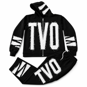 TS LEATHER OEM Custom Winter Hooded <b>Vintage</b> Solid Men's 100% Cotton Breathable Quick Dry Lightweight Midweight High <b>Tracksuit</b> - Product Image 3