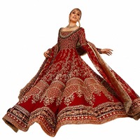 Lehenga et Blouse en Soie Brute de Qualité Supérieure Master Piece Maria B