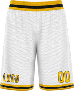Shorts de sport personnalisés pour hommes, 100% polyester, poches en mesh, impression par sublimation, respirant, séchage rapide, basketball - Product Image 5
