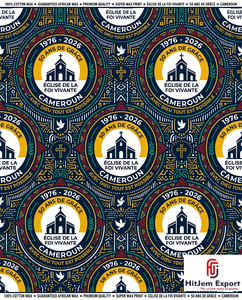 Premium Customized African Wax Print Fabric Manufacturer Church Convention Celebration Fundraising Textile Supplier - Product Image 5
