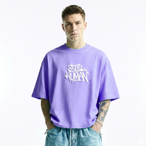 Top Trending Custom Streetwear Tee Cotton Acid <b>Wash</b> T Shirt Oversized <b>Screen</b> Print Short Sleeve Men's T-shirts - Product Image 4