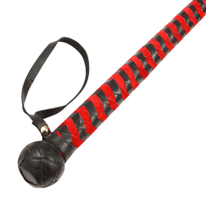 Fouet en cuir véritable professionnel de haute qualité, personnalisé, pour spectacle équestre, design tressé, maniement de bétail, vente - Product Image 1