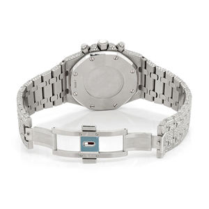 Iced Out Moissanite <b>Watch</b> VVS Diamond Hip Hop Luxury Style Stainless Steel <b>Quartz</b> <b>Men</b> 20mm Band Glass Dial - Product Image 5