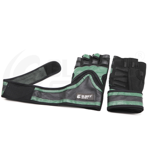 Own Newly Made Designed Non Slip PU Half Finger Lightweight Breathable Unisex <b>Weight</b> Lifting Gym <b>Gloves</b> with Buckle Closure - Product Image 6