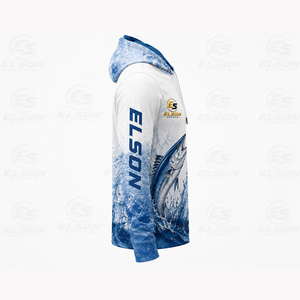 Nouveaux vêtements de pêche, chemises à manches longues pour hommes, sweat à capuche de pêche à séchage rapide pour l'extérieur, fabriqué par Elson Sports - Product Image 4