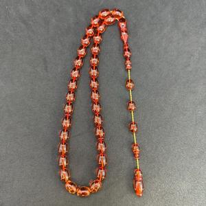 Rosario Islámico de Lujo con Cuentas de Resina, Contador de Oraciones Musulmán, Elegante Accesorio Espiritual para el Adoración, Técnica de Fundición en Forma de Búho - Product Image 3