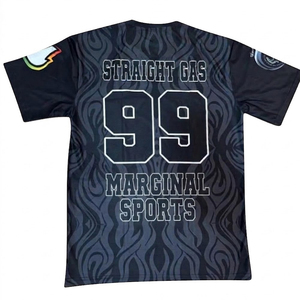 Camiseta de Softbol para Hombre, Talla Grande, Transpirable, Sublimada, con Logotipo Personalizado, Antibacteriana, de Secado Rápido - Product Image 4