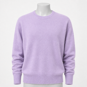 Pull en cachemire à col rond pour homme Flexco Sports, texture fine, chaleur naturelle, silhouette confortable, élégant pour tous les jours - Product Image 4