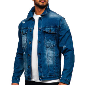 Veste pour homme en jean vintage, style designer, sur mesure, avec détails de réparation en selvedge, coupe oversize, en coton épais, style couverture, pour le travail - Product Image 3