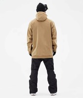 Veste à capuche unisexe pour snowboard et ski, softshell Polartec -Tex isolé, imperméable 10 000 mm, respirant, coupe-vent