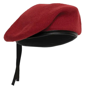 High Quality Wool <b>Flat</b> Top Beret <b>Cap</b> Unisex Golf Hat With Custom Logo Warm for Winter Comfortable Wool Beret Tactical <b>Men</b> Women - Product Image 1
