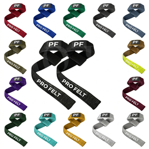 Sangles de levage antidérapantes de haute qualité, design personnalisé, pour musculation, soulevé de terre, entraînement en salle de sport et exercices de force, OEM ODM - Product Image 1