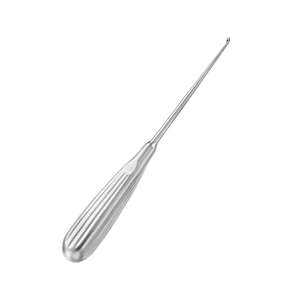 Curette à os droite à manche ergonomique 300 mm (11,34 pouces) non stérile réutilisable en acier chirurgical - Product Image 2