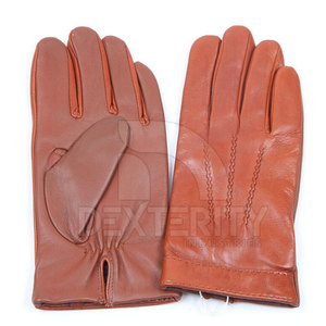 Guantes de Conducción de Cuero de Primera Calidad, Completos, Impermeables, Ligeros, con Puño Elástico, para Uso en Exteriores, para Hombre - Product Image 2