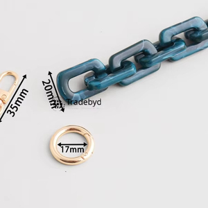 <b>Unique</b> Design Resin Chain Necklace Trendy Fashion Jewelry for Women Statement Accessories Tradebyd - Product Image 3