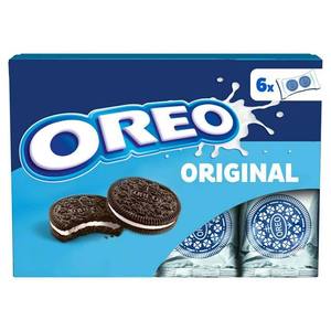 PROMO Biscuits sandwich Oreo 119,6g, biscuits sandwich croustillants à la vanille, biscuits populaires et tendance - Product Image 1