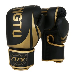 Gants de boxe en cuir de haute qualité pour adultes, professionnels, à lacets, avec logo personnalisé, pour entraînement et fitness - Product Image 2