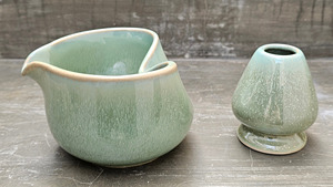 Agung Keramik Ceramic Green Chun <b>Matcha</b> Bowl <b>Tea</b> Tool <b>Set</b> Japandi Style Eco-Friendly Durable Heat-Resisting Easy Clean <b>Tea</b> - Product Image 4