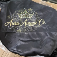 Bonnet de nuit unisexe en satin noir double couche avec bande tressée douce pour le soin des cheveux, bonnet rond double couche, bonnet de bain