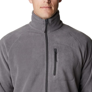 Chaqueta de Forro Polar Gris para Hombre ELEGANT CORPORATION, Cierre de Cremallera de un Cuarto, Cuello Alto, Ropa Casual de Invierno, Material de Poliéster Transpirable, Corte Regular - Product Image 6