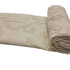 Vestido de niña de tela de algodón blanco transpirable y ligero, con bordado Dori, de los más vendidos, ropa personalizada. - Product Image 1