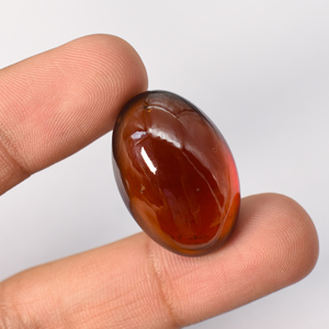 Natural Garnet 32X20 mm Cabochons • Big Garnet Cabs • AAA Quality • Garnet Oval Cabochon • Garnet Loose <b>Stone</b> 61.67 cts - Product Image 1