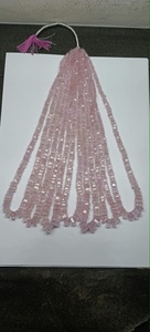 Perles en Morganite Rose Naturelle Facettées, Coupe Étagée, Forme Hexagonale, Taille de 4,5 mm à 6,5 mm, Disponibles en Gros à Prix de Perles - Product Image 4