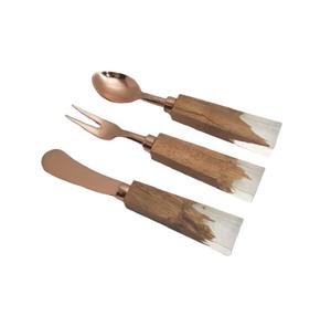 Cubiertos de Diseño Antiguo de Calidad Superior al Precio Más Bajo, con Mango de Madera, Elegantes y Únicos, Hechos en India para Eventos - Product Image 2