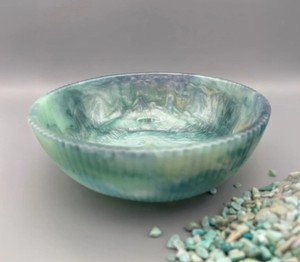 Handmade Resin Bowl Best Quality Stylish Serving Bowl for Modern Kitchen Dining Table Decoration <b>Home</b> <b>Essentials</b> - Product Image 3