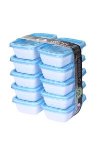 Contenedor Rectangular de plástico para microondas, sin BPA, Grado Alimenticio, paquete retráctil apilado, 150 ml, 6 uds. - Product Image 4