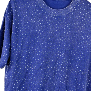 Camisetas de Verano para Hombre al por Mayor, de Alta Calidad, Casuales, con Pedrería, Impresión Digital, 100% Algodón, OEM/ODM, Personalizadas, Brillantes - Product Image 2