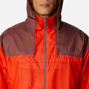 Chaqueta Cortavientos para Hombre, Diseño con Capucha, Color Sólido, Fabricada en Pakistán, Manga Larga, Precio Bajo - Product Image 4