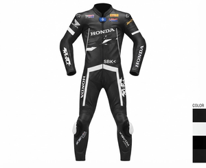 ชุดแข่งรถมอเตอร์ไซค์หนังแท้ Zonda Premium MotoCP แบบชิ้นเดียว/ชุดขับขี่พร้อม Hump ระดับ 2 CE ผลิตตามสั่ง - Product Image 1