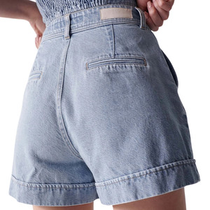 Women's denim shorts Light Blue Denim Breathable Quick Dry <b>Jeans</b> Shorts Casual Summer Wear Stylish Comfortable Custom - Product Image 5