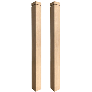 เสาไม้ยางพาราคุณภาพสูง ดีไซน์หรูหรา แข็งแรง ทนทาน สำหรับบันไดแบบดั้งเดิม เฟอร์นิเจอร์บ้านสไตล์คลาสสิก พร้อมรับประกัน 1 ปี - Product Image 1