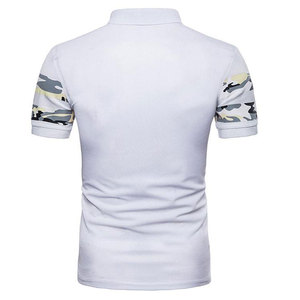 High Quality Palm <b>Tree</b> Printing Design Men's Golf for Shirt Half Sleeve Knitted Polyester Comfortable Breathable Quick Dry - Product Image 3
