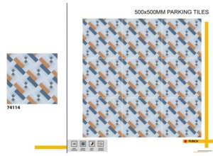 กระเบื้องพอร์ซเลนสำหรับจอดรถกลางแจ้งแบบทนทาน ขนาด 20x20 นิ้ว ผลิตขึ้นเพื่อการเคลื่อนย้ายยานพาหนะอย่างต่อเนื่องบนพื้นที่เปิด - Product Image 4
