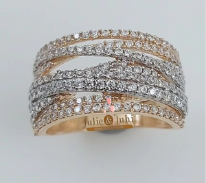 Luxury Handmade 22Ct Yellow Gold Plated Zircon Prong Set Glossy <b>Ring</b> Women Designed Bridal Wedding Engagement Festive Events - Product Image 1