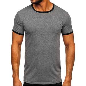 Camiseta de Manga Corta para Hombre de Alta Calidad, Cuello Redondo, Color Azul Marino, Secado Rápido, Transpirable, Corte Regular, 100% Algodón, Estilo Casual de Verano - Product Image 1